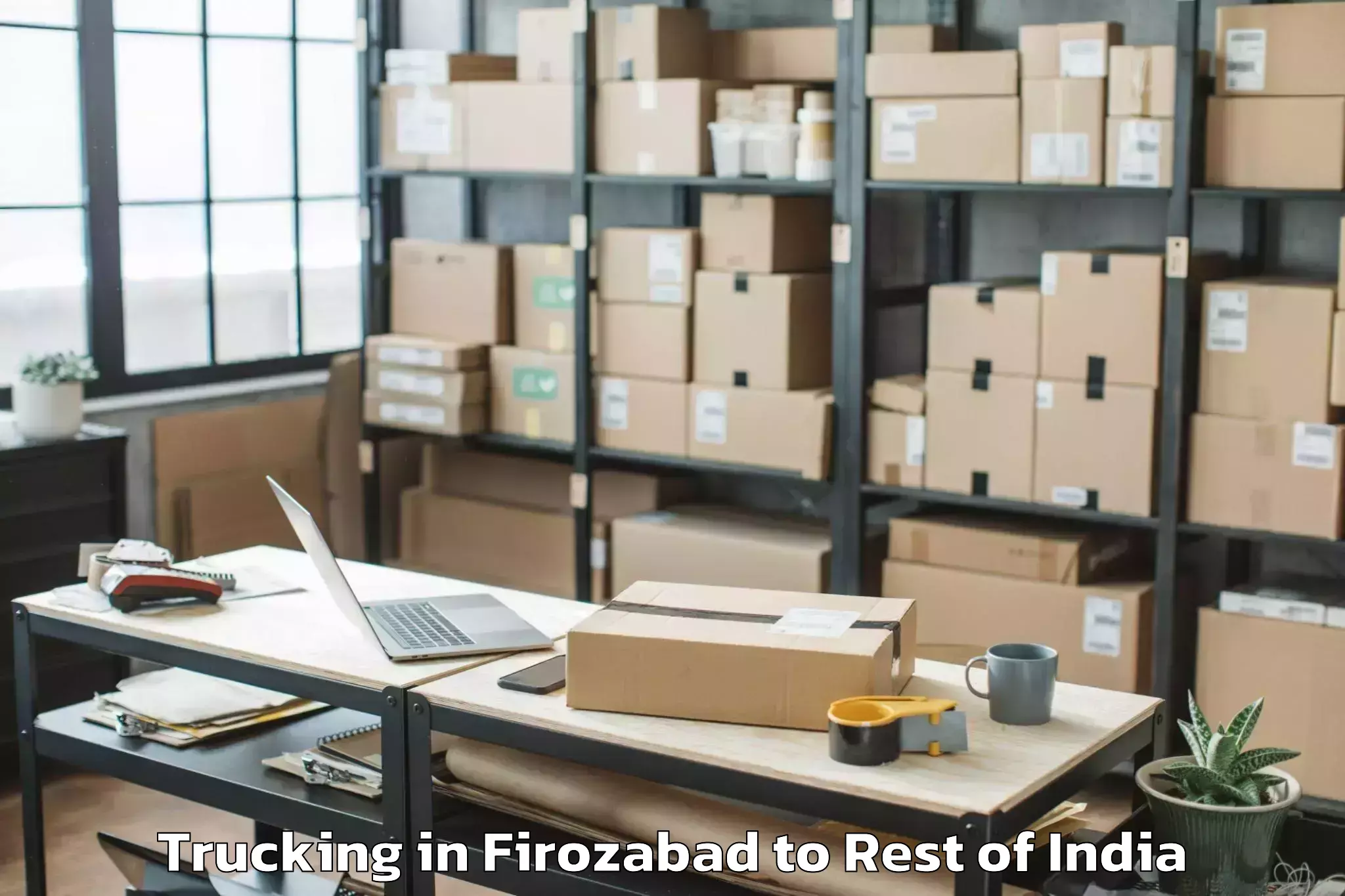 Reliable Firozabad to New Town Trucking